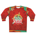 Feliz Natal Festive Christmas Sweatshirt - Feliz Natal Design