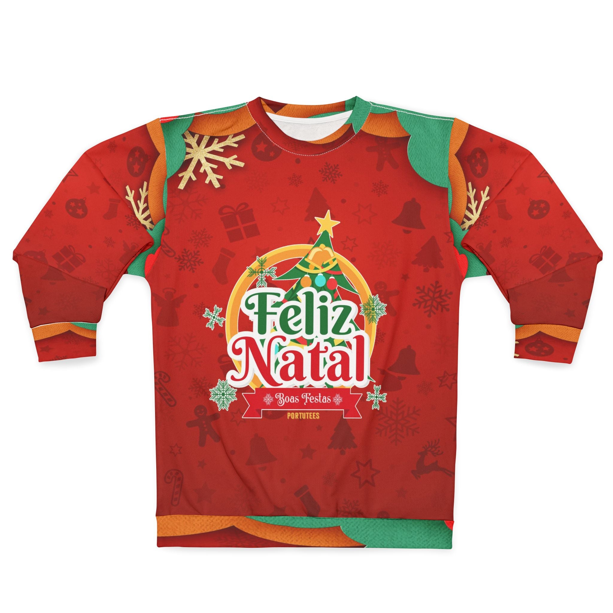 Feliz Natal Festive Christmas Sweatshirt - Feliz Natal Design