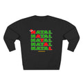 Festive Unisex Crewneck Sweatshirt - 'NATAL' Christmas Design