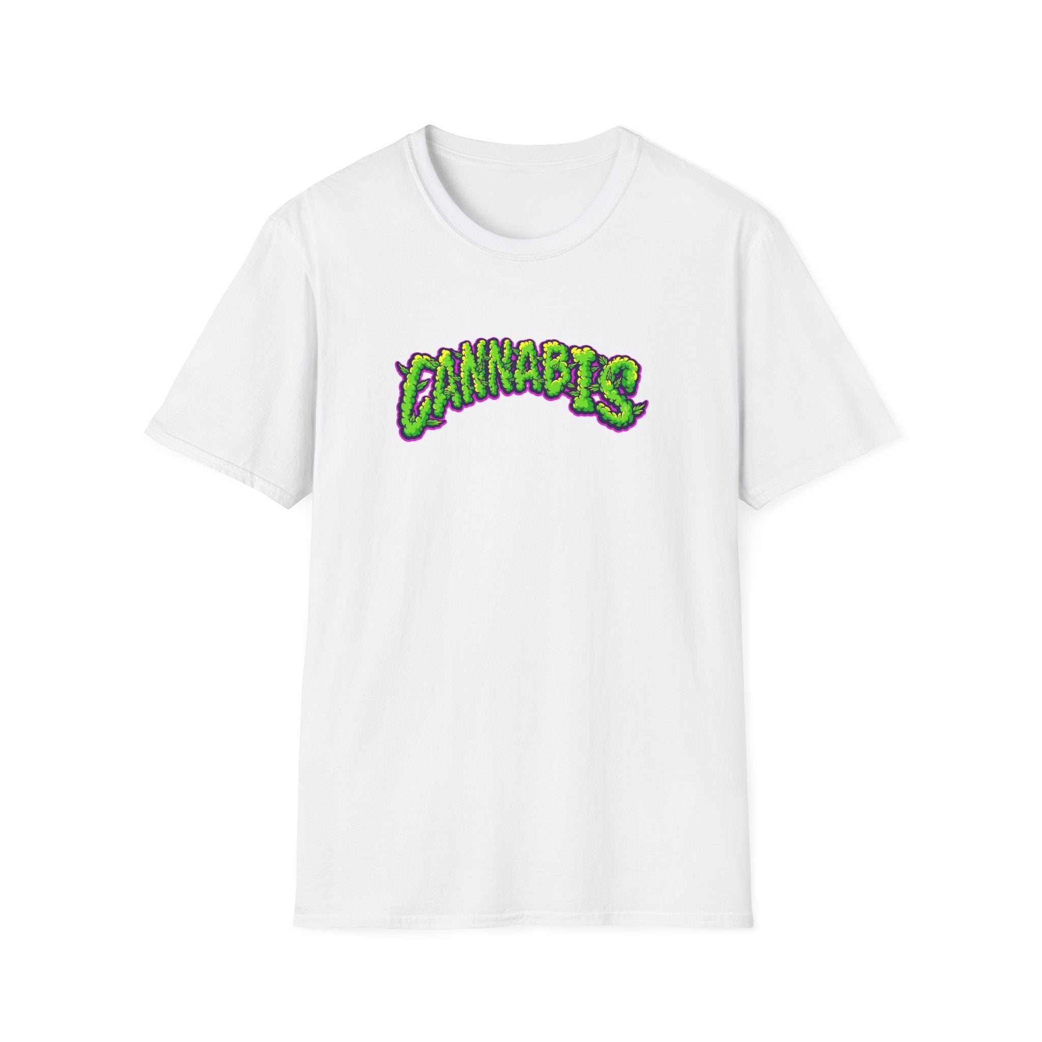 Cannabis Unisex Softstyle T-Shirt - Fun & Relaxed Vibe, Perfect for Casual Wear, Gift for 420 Celebrators, Everyday Comfort