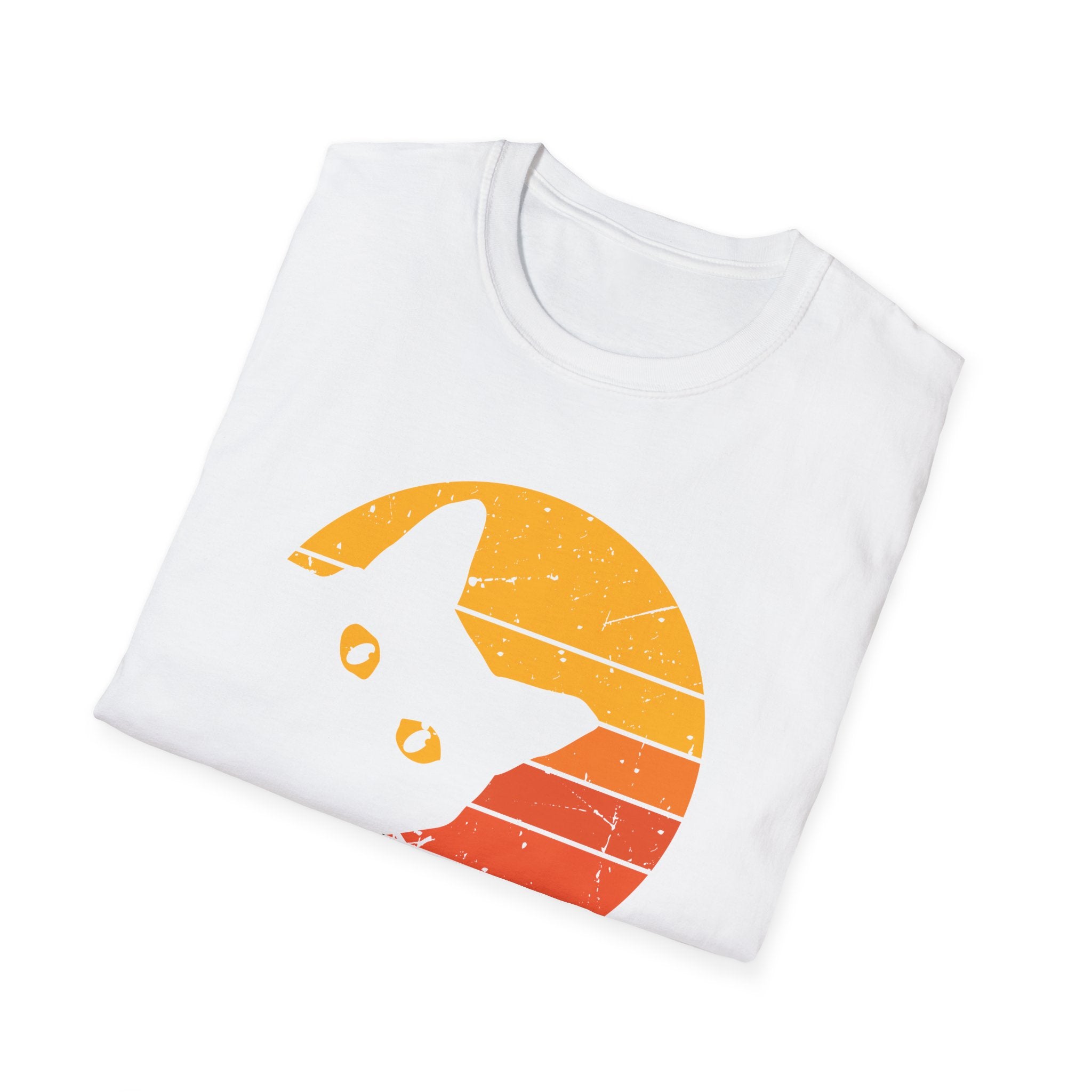 Sunset Cat Unisex T-Shirt, Cute Cat Tee, Animal Lovers Gift, Pet Owner Apparel, Summer Fashion, Birthday Gift