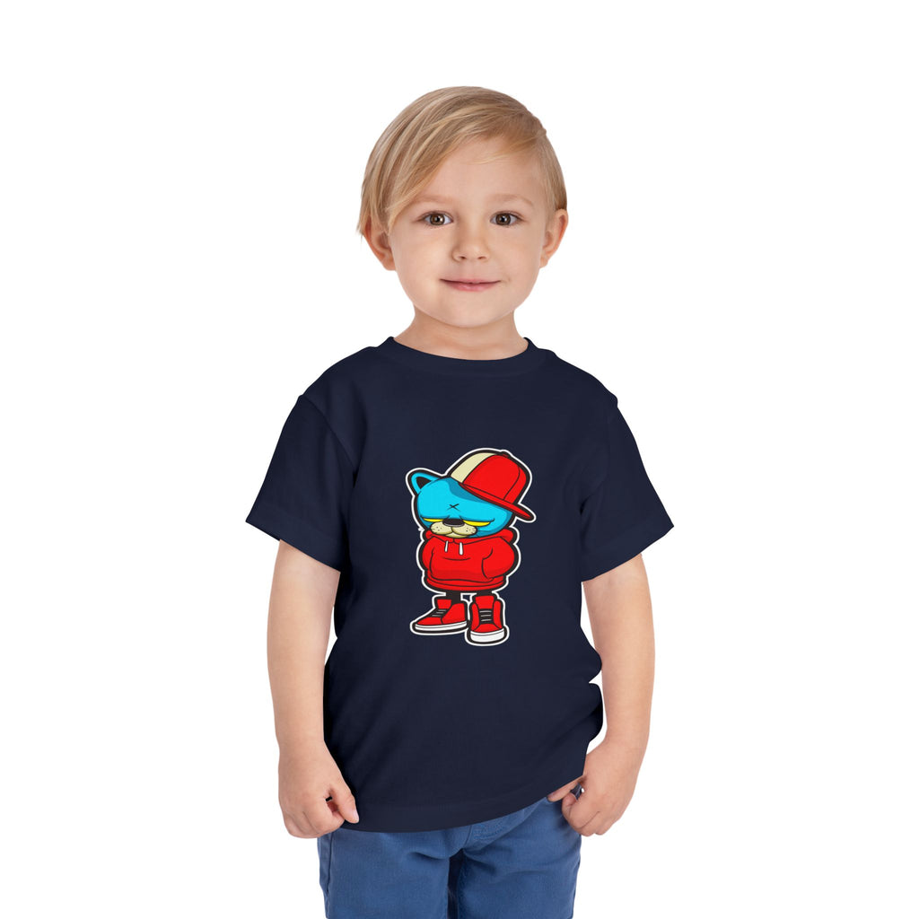 Cool Bear Toddler Tee: Trendy Kids Shirt, Fun Gift for Birthdays, Hipster Style, Everyday Wear, Cute Graphic Tee