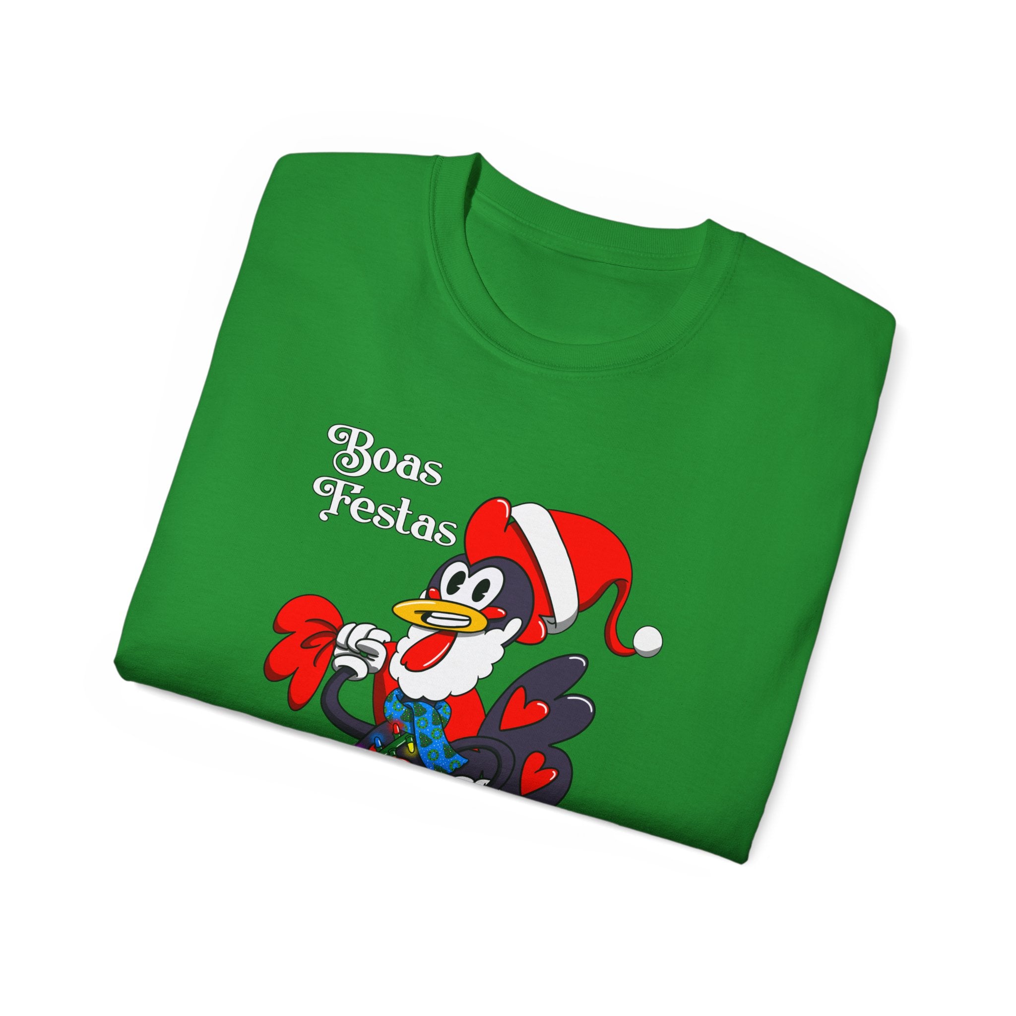 Barcelos Rooster Santa Suit Baos Festa T-Shirt