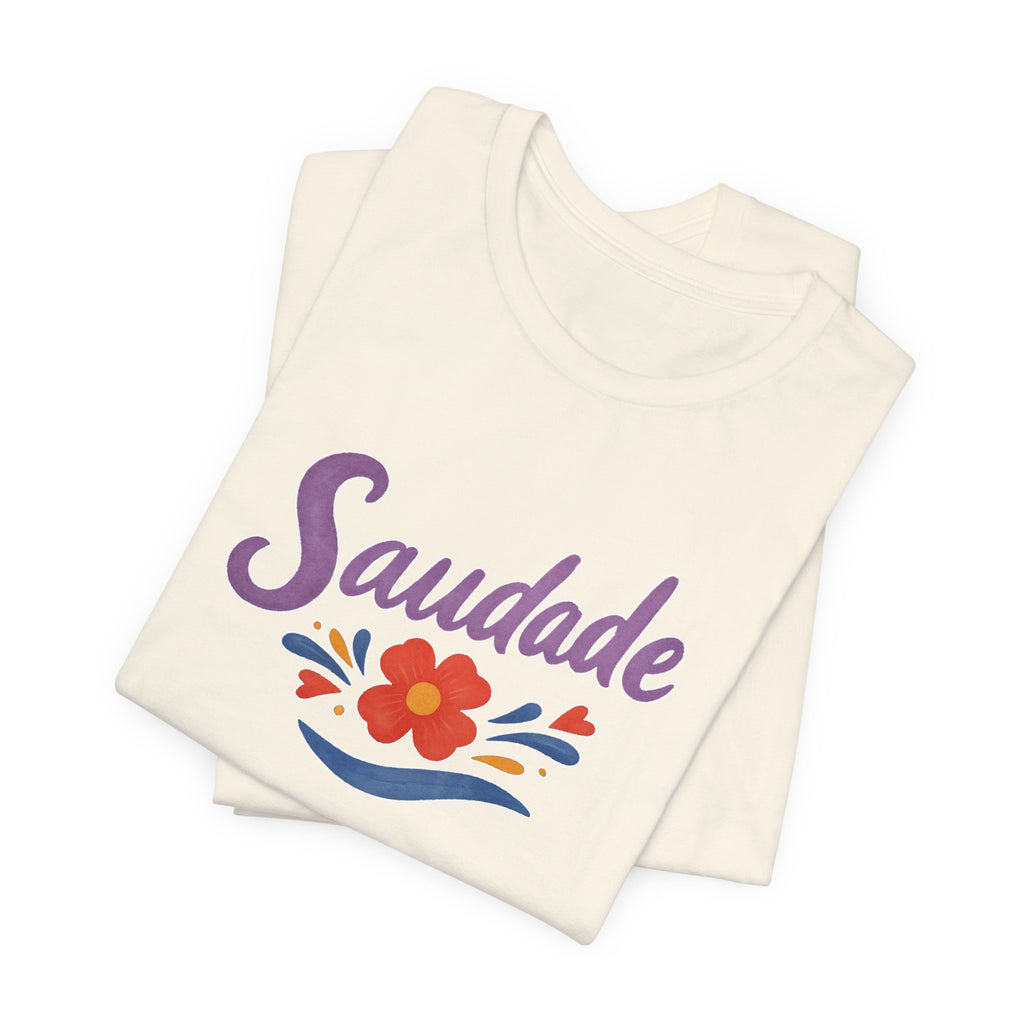 Saudade Floral Tee – Portuguese Nostalgia T‑Shirt