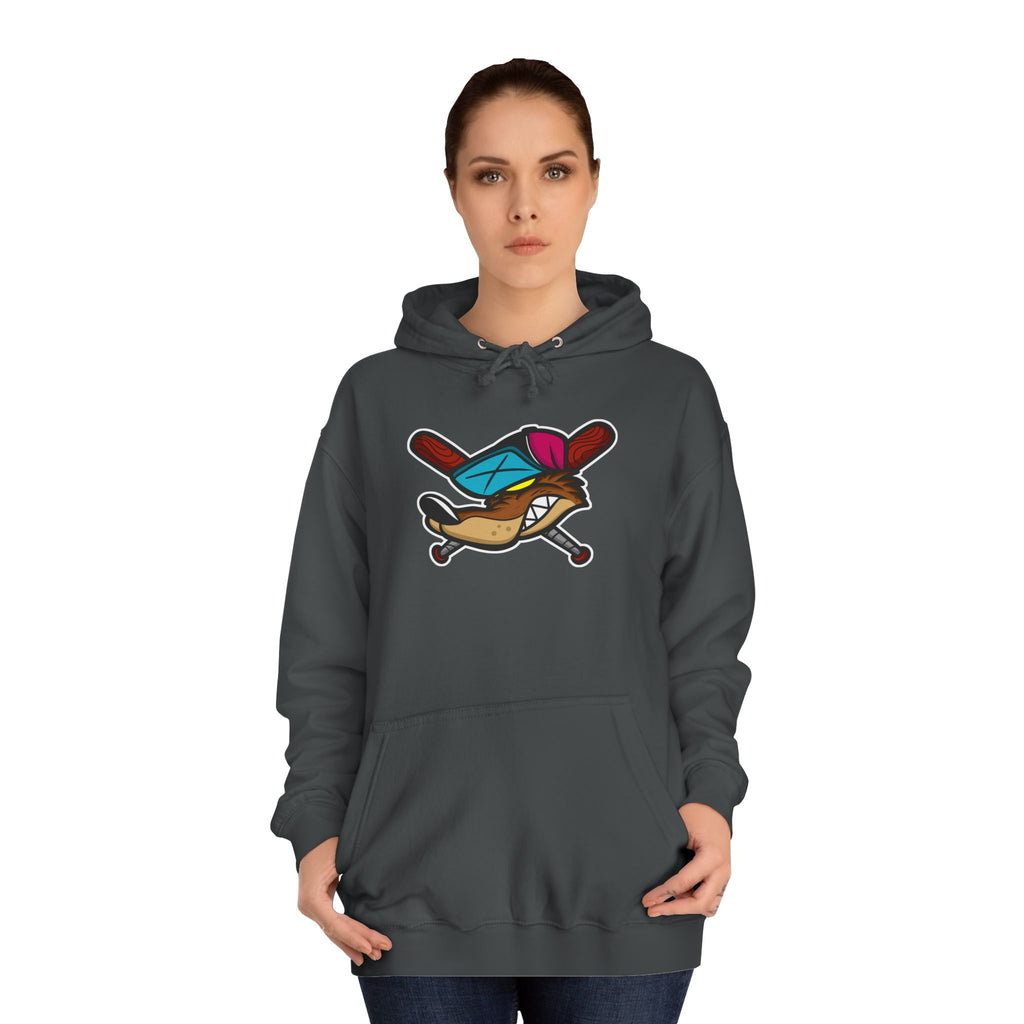 Vintage Cartoon Hoodie, Unisex College Hoodie, Casual Wear, Gift for Students, Cozy Sweatshirt, College Life Apparel
