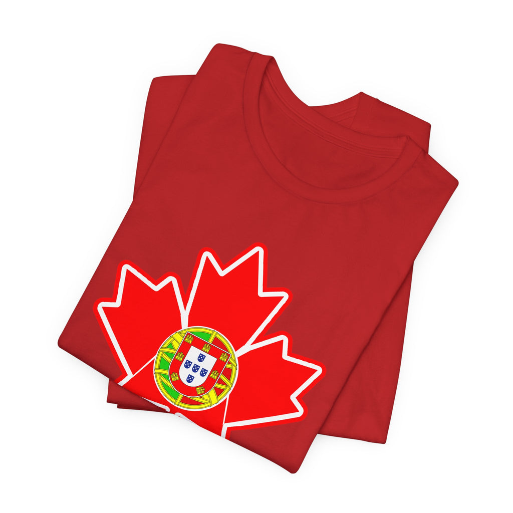 Portuguese Canadian Maple Leaf T-Shirt — Portuguese Canada Pride Tee
