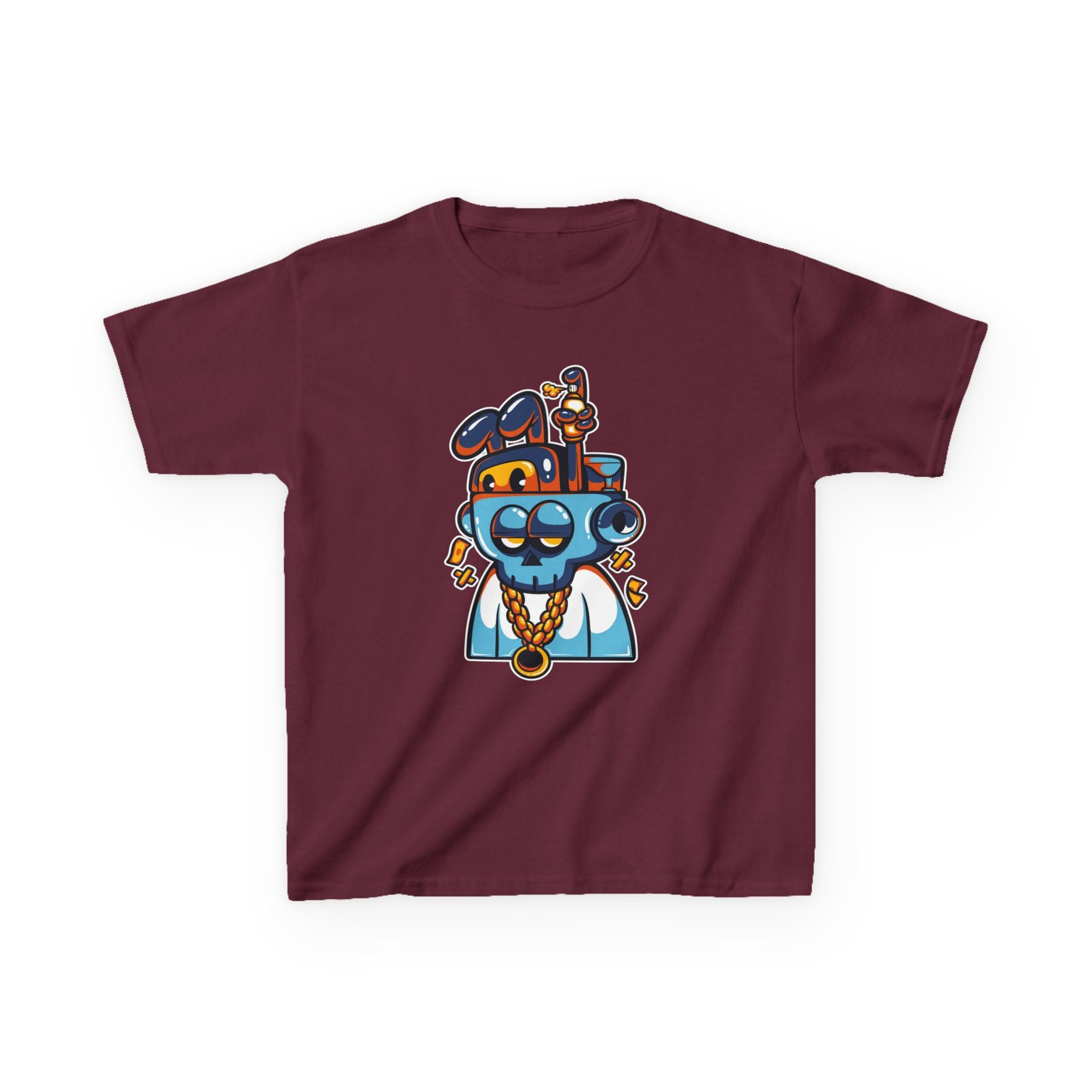 Cool Cartoon Kids Tee - Fun Graphic T-Shirt for Boys & Girls, Casual Wear, Gifts for Birthdays, Festivals, and Family Gatherings