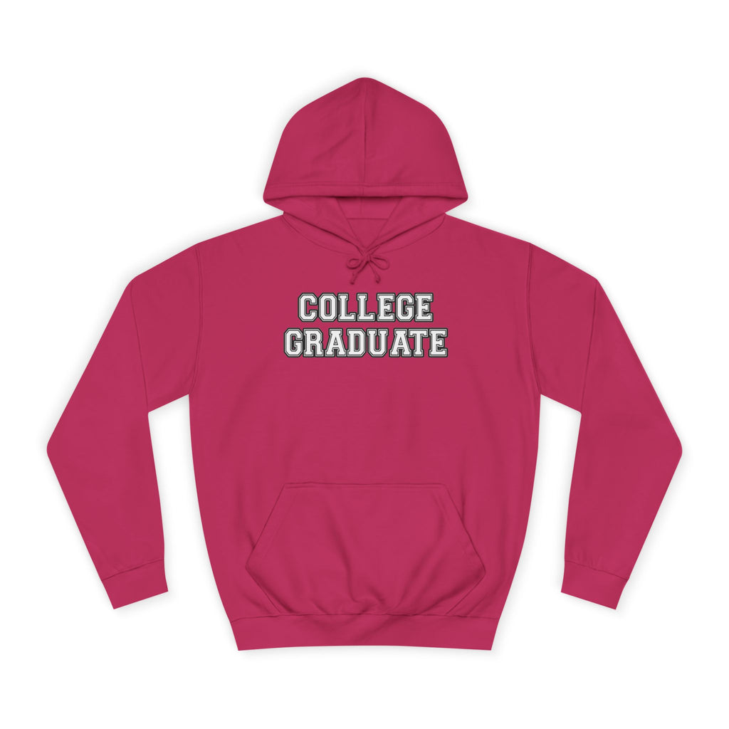 College Graduate Hoodie, Unisex Graduation Sweatshirt, Gift for Graduates, College Apparel, Casual Wear, College Memories