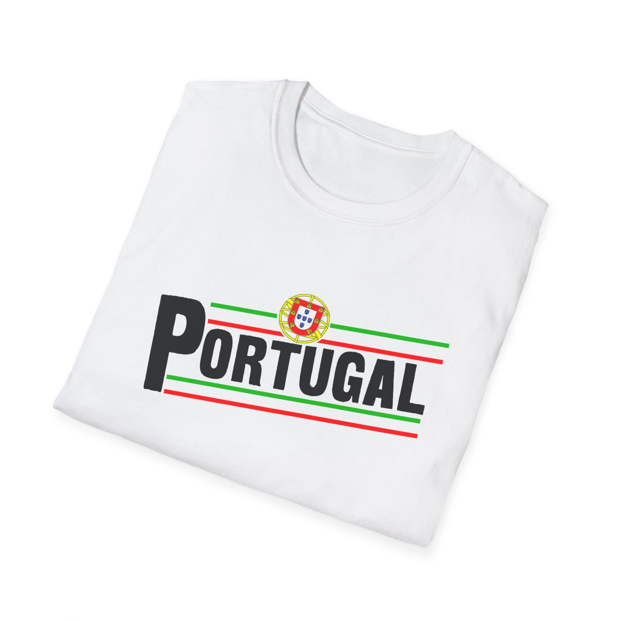 Portugal Graphic T-Shirt — Retro Flag Crest Tee