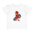 Hip-Hop Rooster Kids Tee, Toddler Short Sleeve Shirt, Fun T-Shirt, Hipster Apparel for Kids, Birthday Gift for Boys, Fun Theme Party
