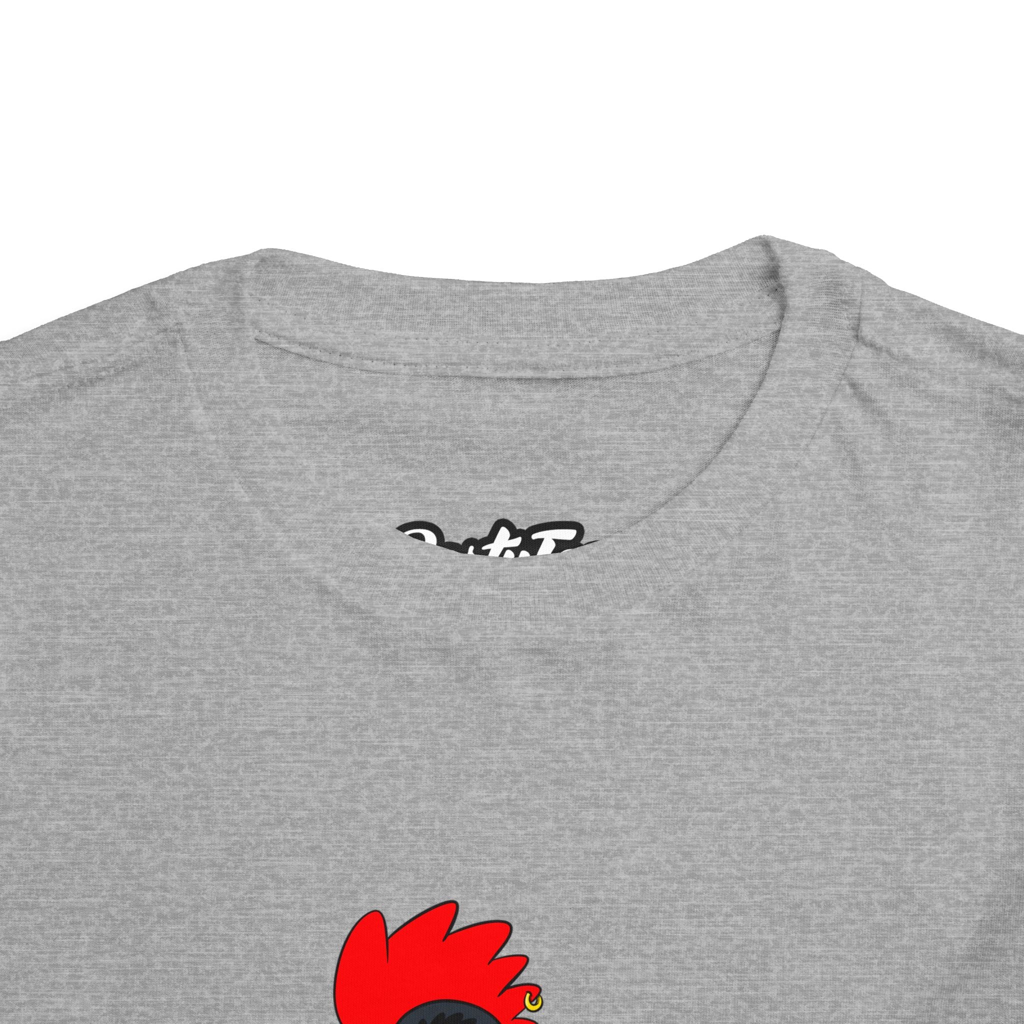 Punk Rock Rooster Toddler Tee, Fun Graphic Tee for Kids, Perfect Birthday Gift, Animal Lover Shirt, Summer Playwear