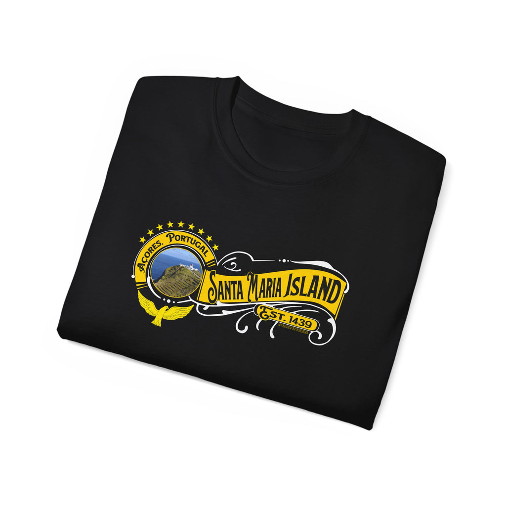 Santa Maria Azores Island T-Shirt, Portugal Tee, Azores Travel Shirt, Unisex Cotton Tee, Vacation Souvenir Gift
