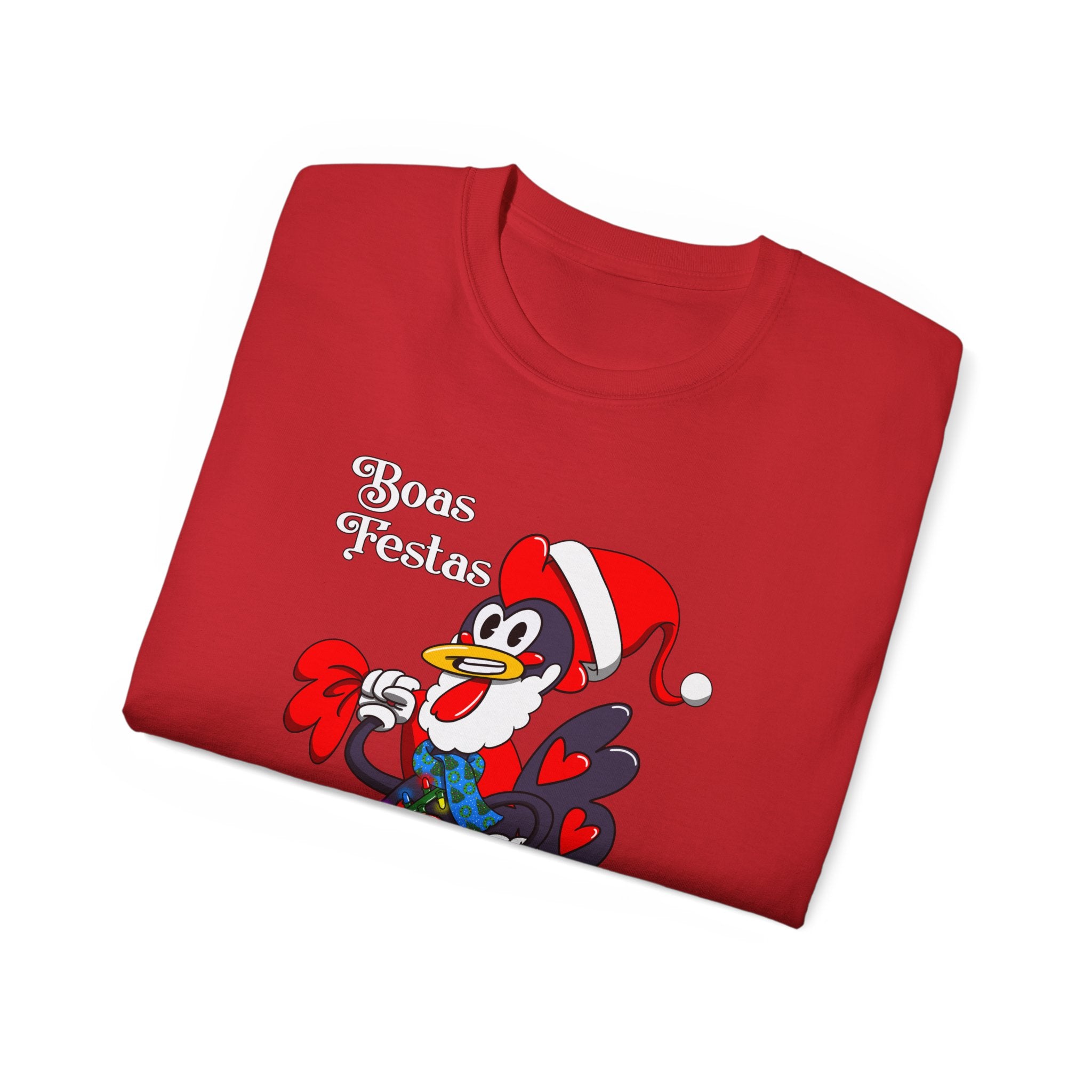 Barcelos Rooster Santa Suit Baos Festa T-Shirt