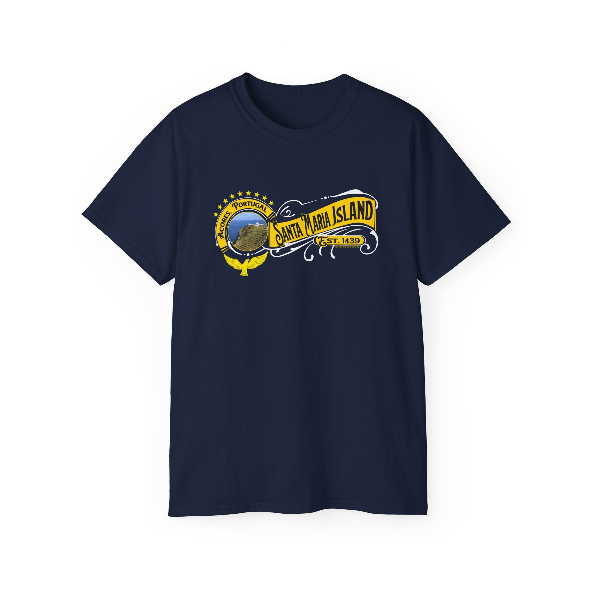 Santa Maria Azores Island T-Shirt, Portugal Tee, Azores Travel Shirt, Unisex Cotton Tee, Vacation Souvenir Gift