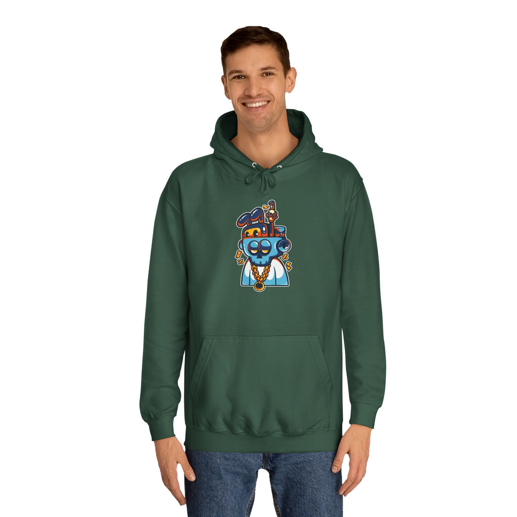 Playful Unisex College Hoodie, Fun Animal Design, Perfect for Students, Gift for New Grads, Cozy Casual Wear, College Spirit