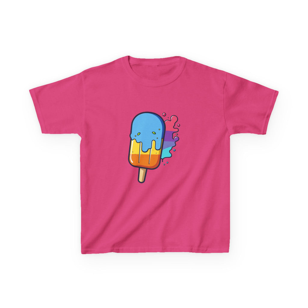 Colorful Ice Cream Tee for Kids, Fun Summer Gift, Ice Cream Party Shirt, Kids Cotton T-shirt, Playful Summer Outfit, Birthday Gift
