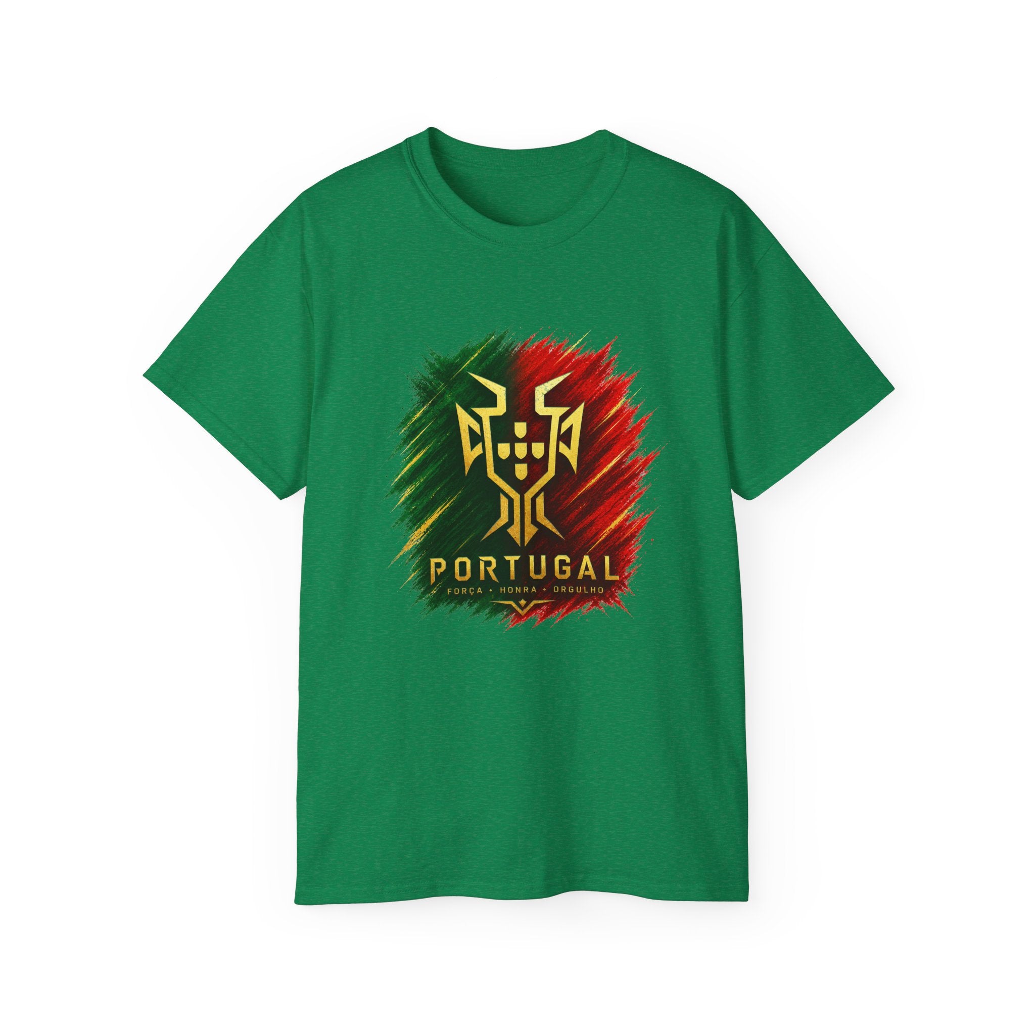 Portugal Flag Crest T-Shirt — Portugal Football Pride Tee