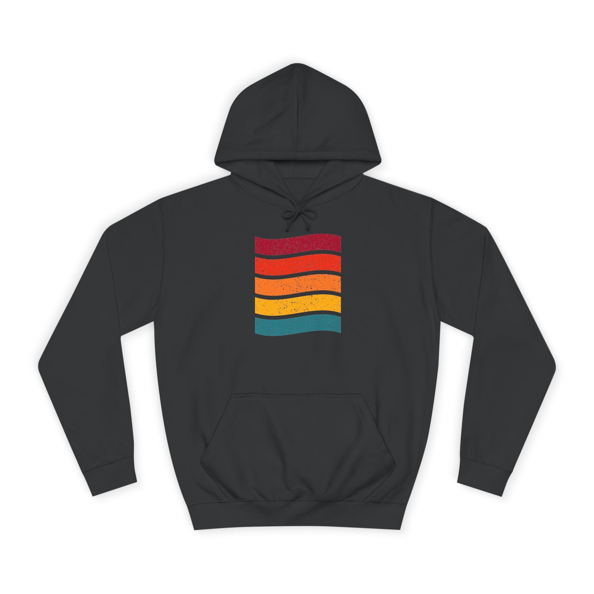 Colorful Stripe Unisex College Hoodie | Cozy Casualwear, Gifts for Students, Fall Fashion, College Events, Lounge Wear