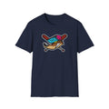 Playful Cartoon Graphic Tee - Vintage Style Graphic T-Shirt for Casual Wear, Gifts for Gamers, Birthday Celebration, Summer Outings, Retro