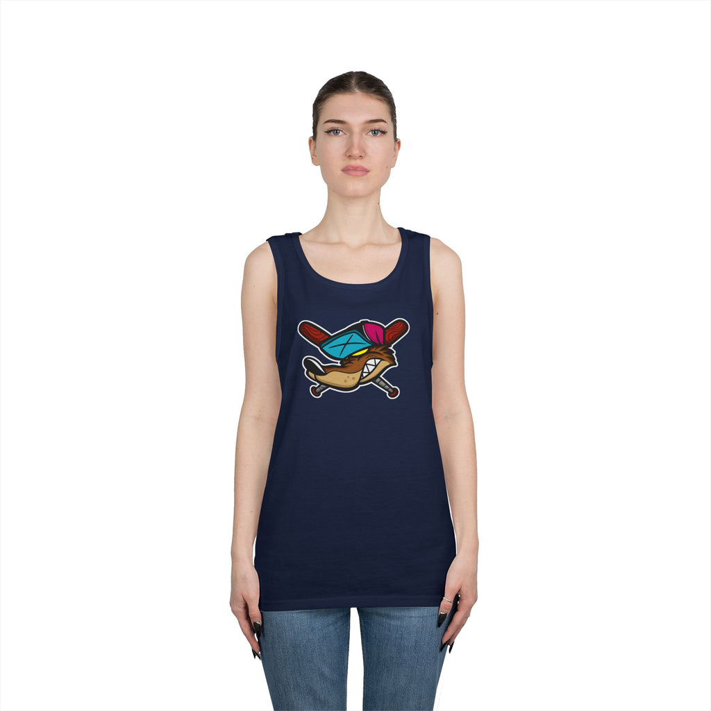 Playful Cartoon Graphic Tank Top, Fun Summer Apparel for Sport Lovers, Gift for Gamers, Casual Wear, Ideal for Birthdays, Beach Days