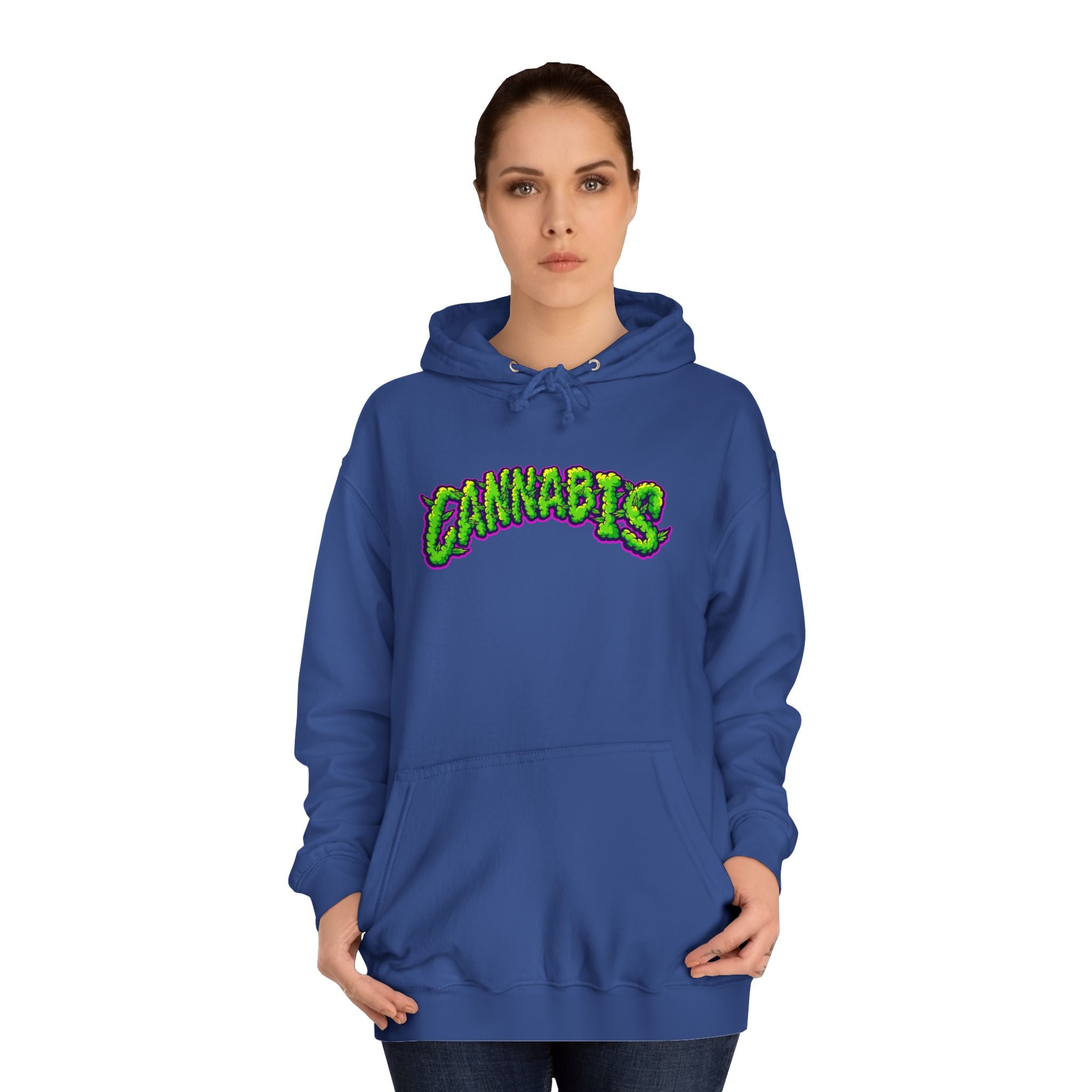 Cannabis College Hoodie, Unisex Hoodie for Students, Herbal Vibe Pullover, Perfect for 420 Celebration, Gift for Cannabis Lovers