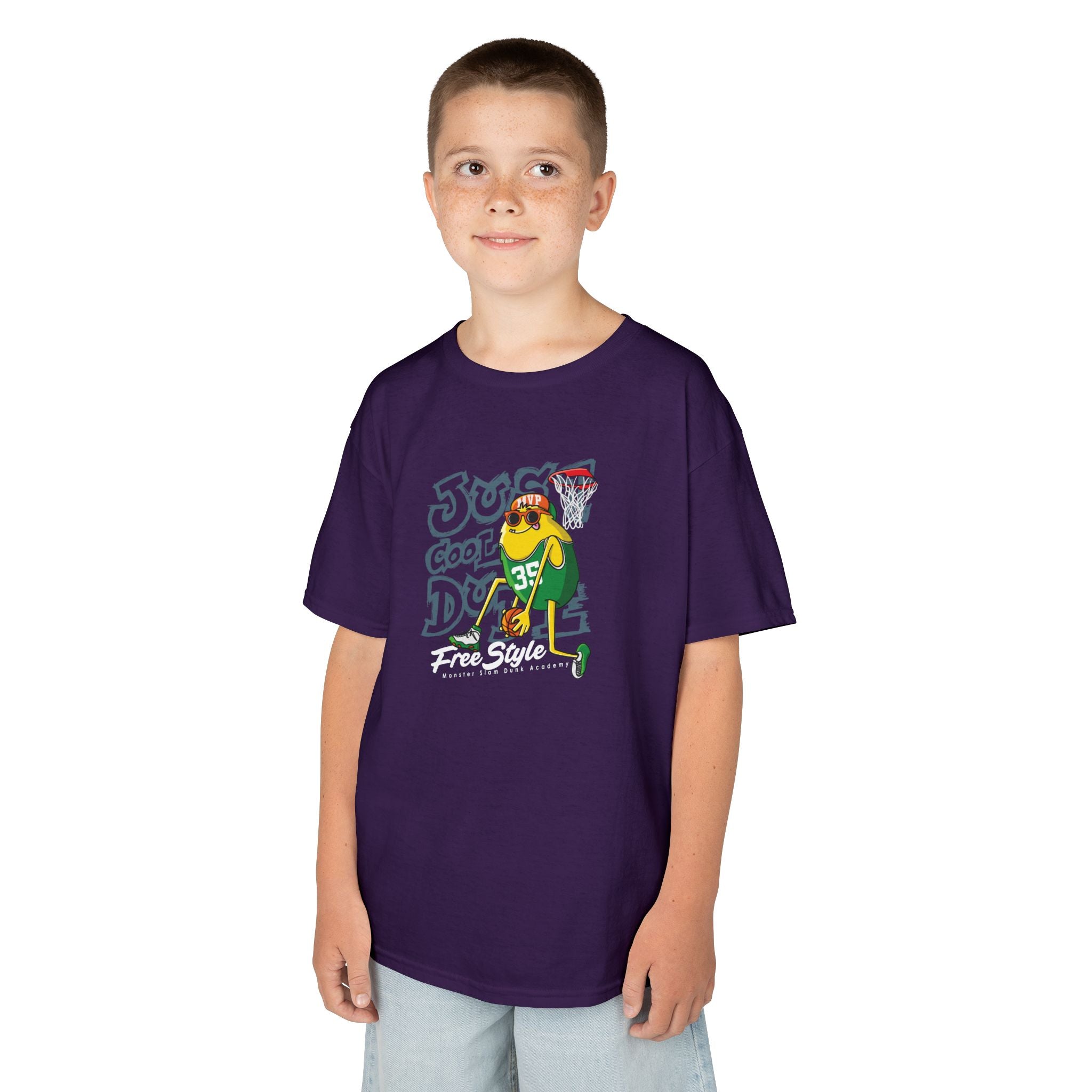 Cool Graphic Tee for Kids - Perfect for Sports and Play, Just Coop Doodle, Basketball Lovers, Gift for Boys, Fun Casual Wear