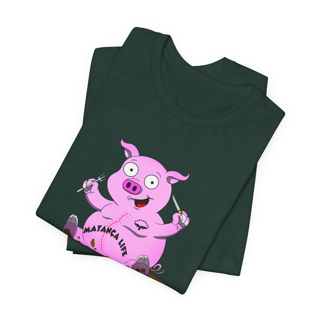 Matazana Life Cute Cartoon Pig T-Shirt