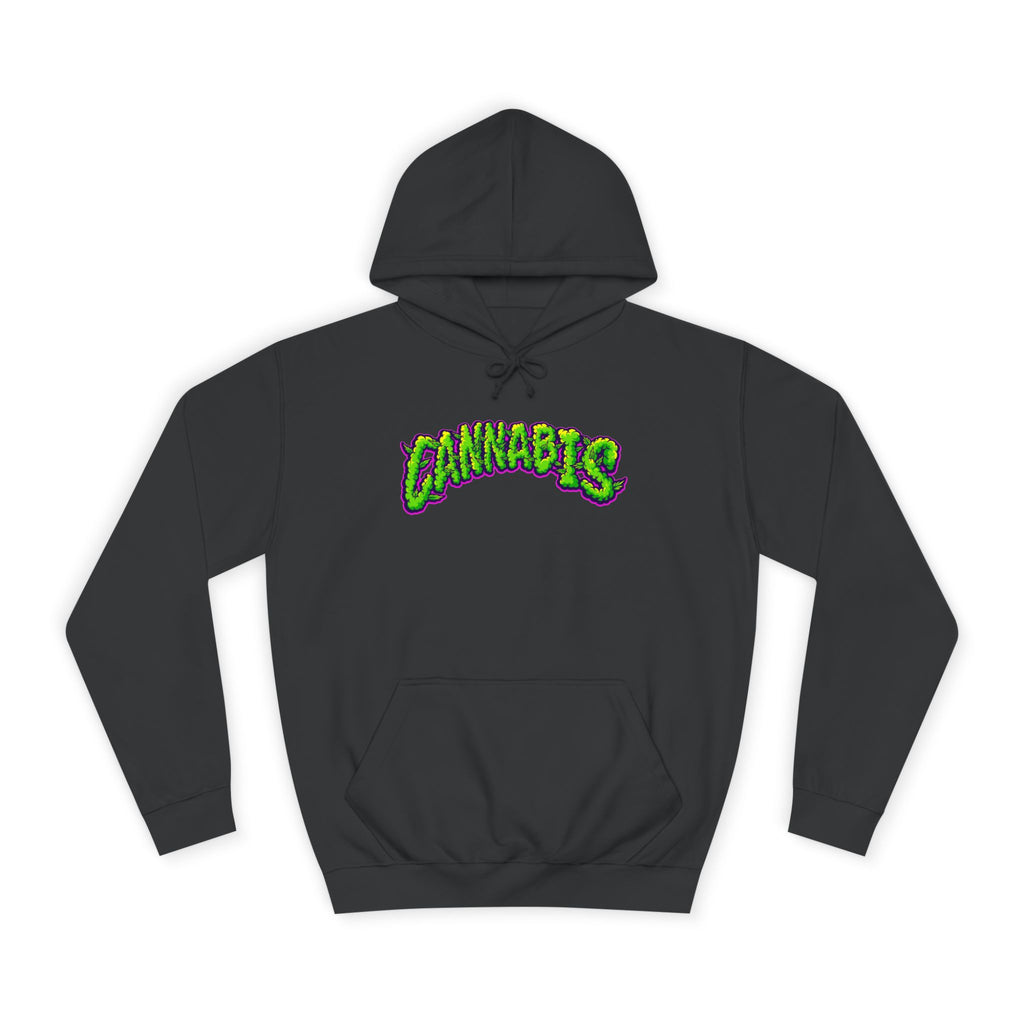 Cannabis College Hoodie, Unisex Hoodie for Students, Herbal Vibe Pullover, Perfect for 420 Celebration, Gift for Cannabis Lovers