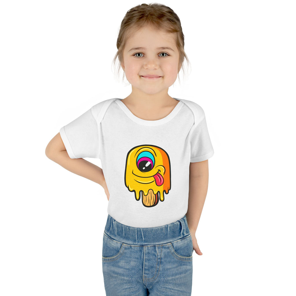 Cute Baby Bodysuit with Colorful Ice Cream Design, Fun Infant Outfit, Newborn Gift, Summer Baby Clothes, Baby Shower Presents, Playful