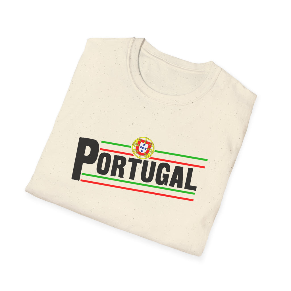 Portugal Graphic T-Shirt — Retro Flag Crest Tee