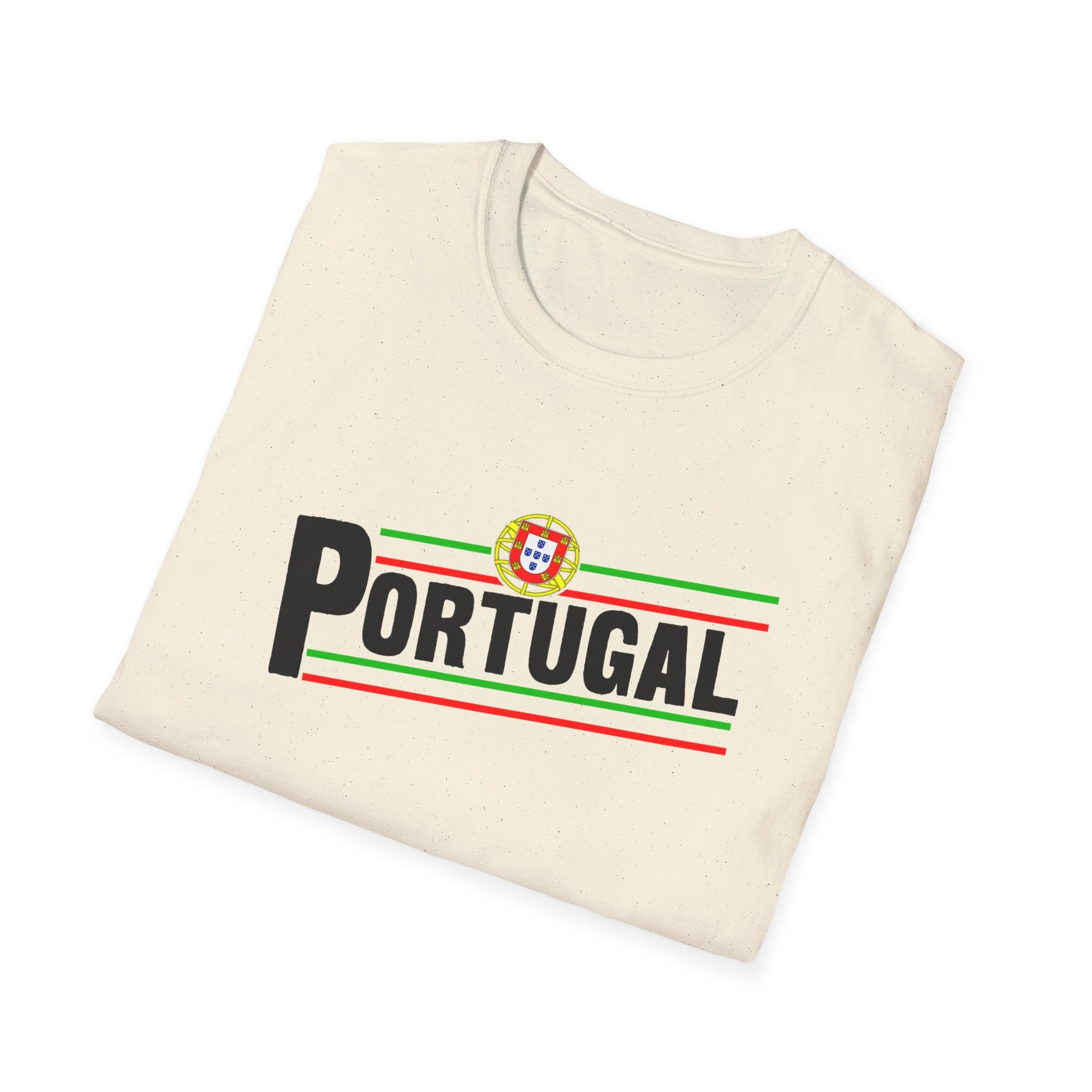 Portugal Graphic T-Shirt — Retro Flag Crest Tee