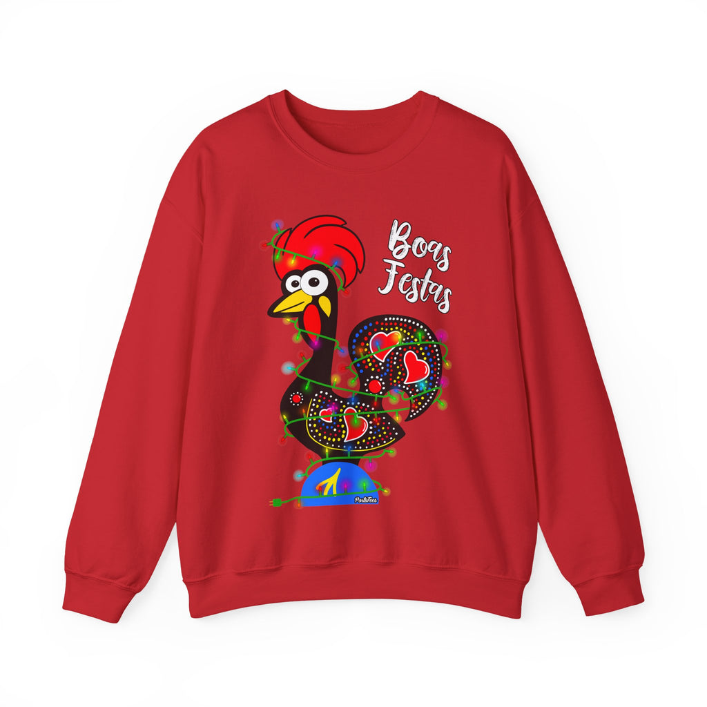 Boas Feasta Portuguese Rooster Sweatshirt (Unisex)