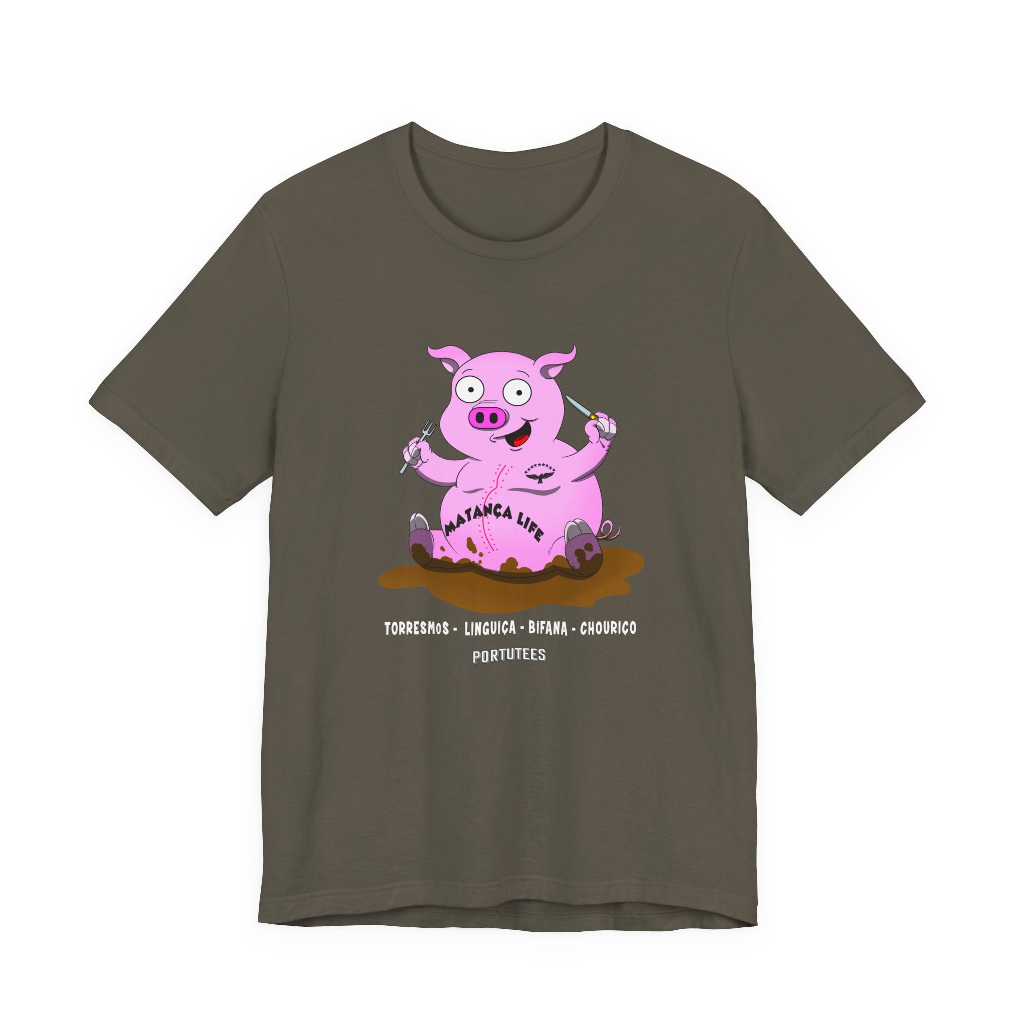 Matazana Life Cute Cartoon Pig T-Shirt