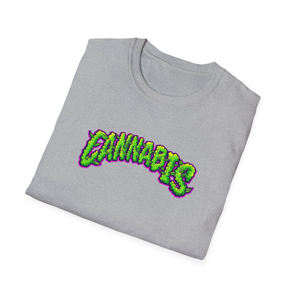 Cannabis Unisex Softstyle T-Shirt - Fun & Relaxed Vibe, Perfect for Casual Wear, Gift for 420 Celebrators, Everyday Comfort