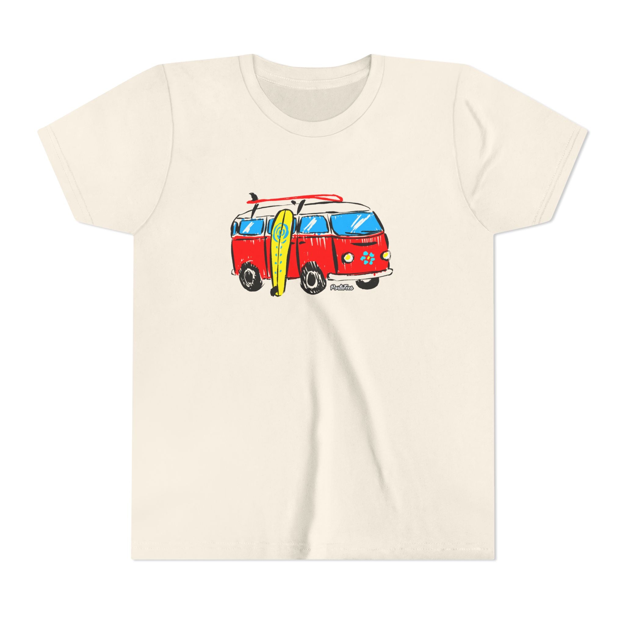 Retro Surf Van Youth Tee - Fun Summer Vibe for Kids