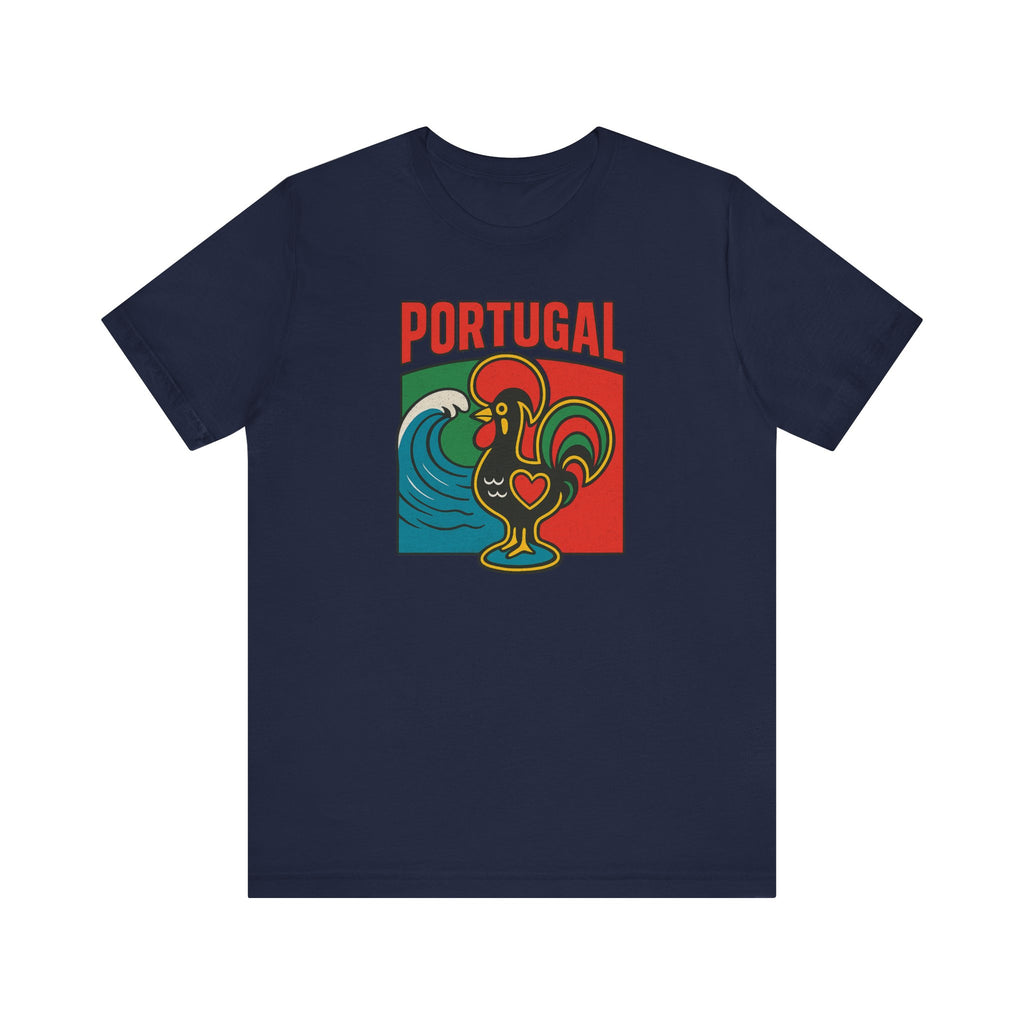 Portugal Rooster Graphic Tee — Vintage Galo de Barcelos Portugal T-Shirt