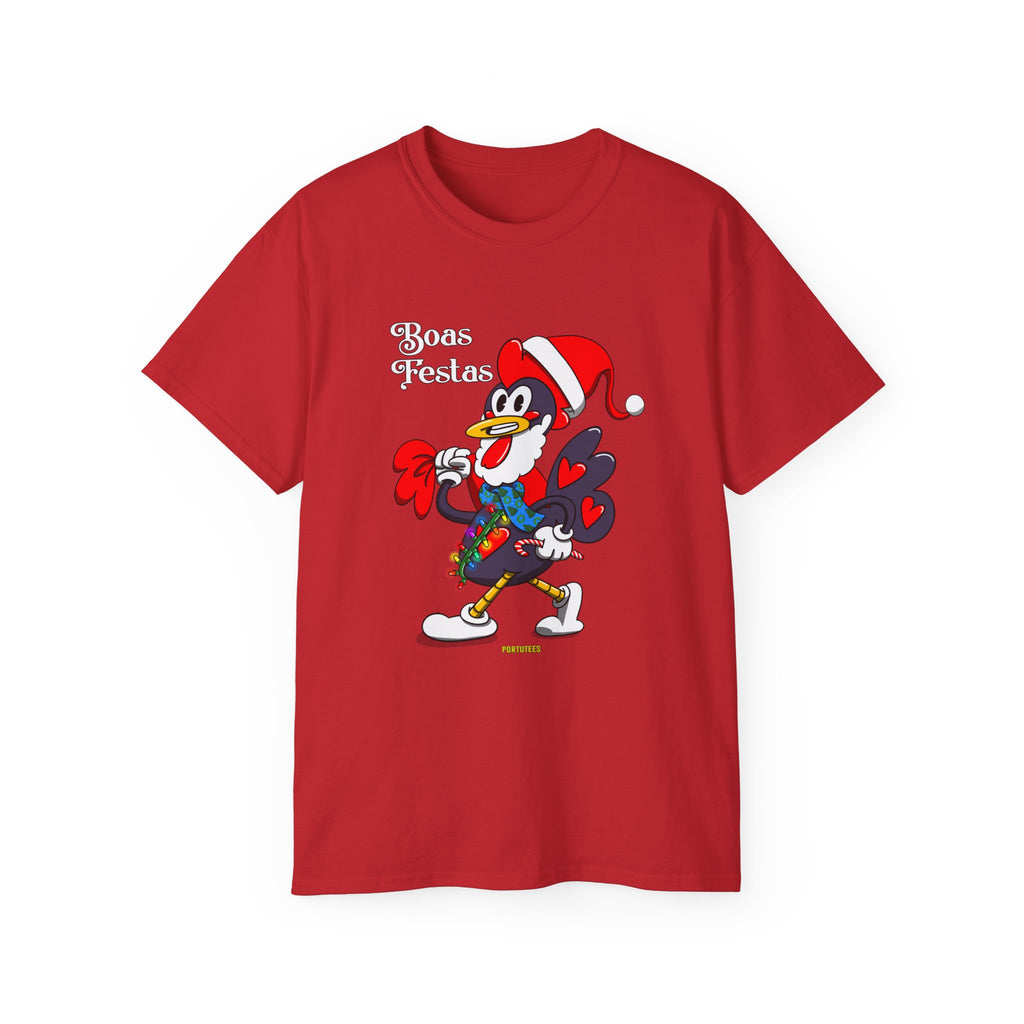 Barcelos Rooster Santa Suit Baos Festa T-Shirt