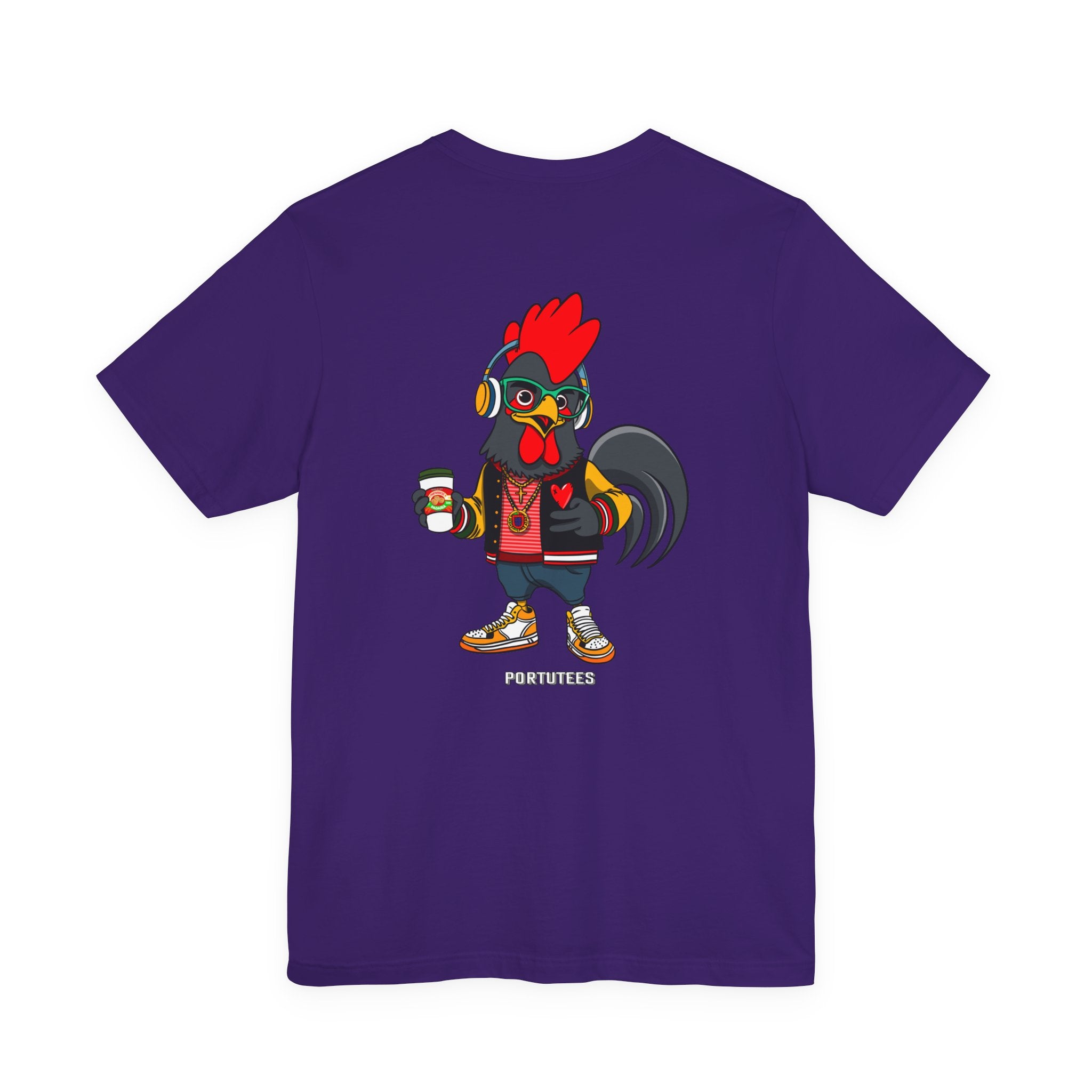 Hipster Rooster Graphic Tee, Fun Unisex Short Sleeve T-Shirt, Quirky Gift, Animal Lover Apparel, Casual Everyday Wear, Gift for Him/Her