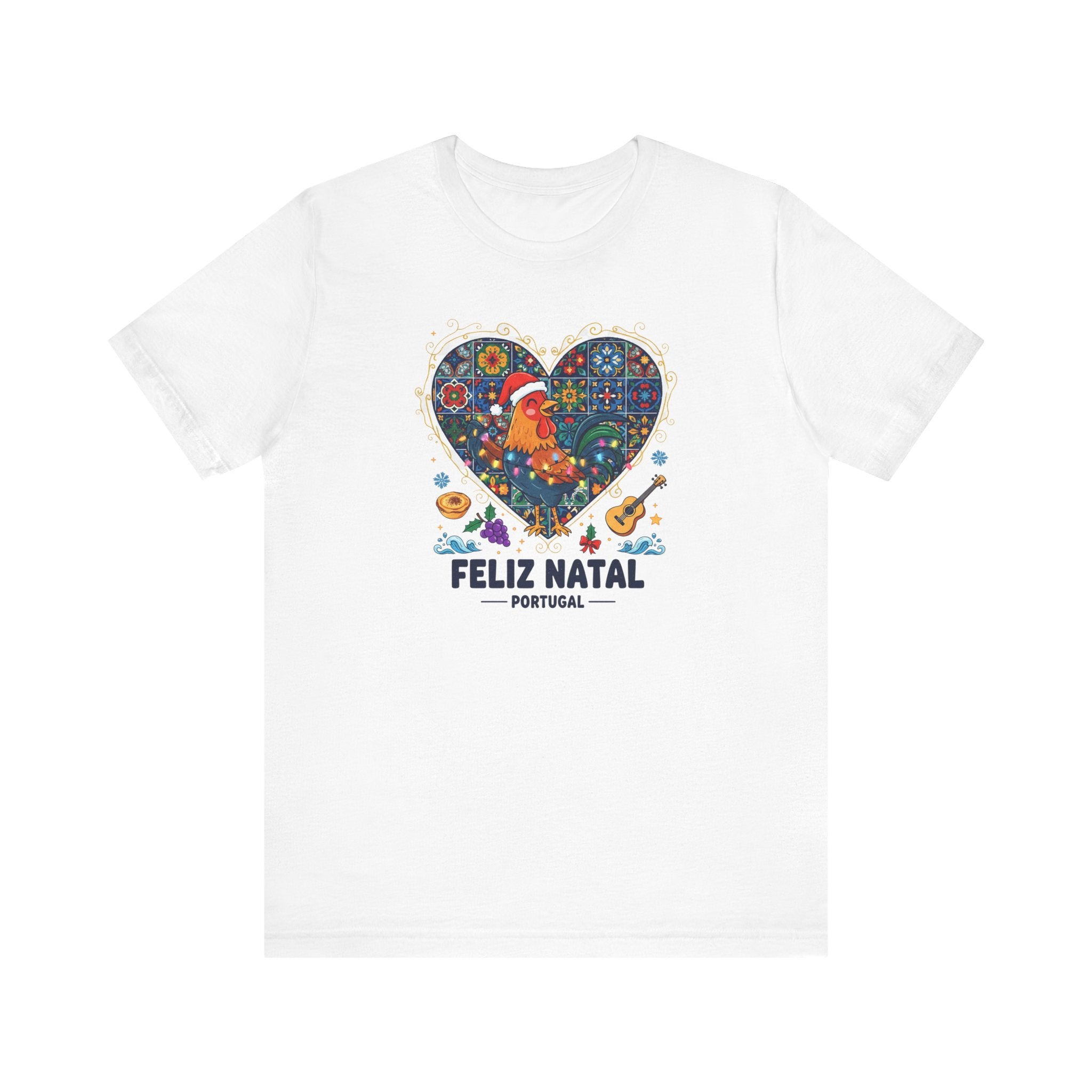 Feliz Natal Portugal Heart Graphic Tee