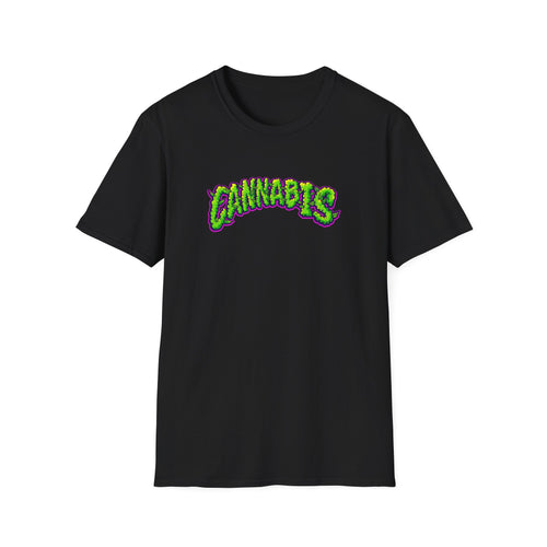 Cannabis Unisex Softstyle T-Shirt - Fun & Relaxed Vibe, Perfect for Casual Wear, Gift for 420 Celebrators, Everyday Comfort