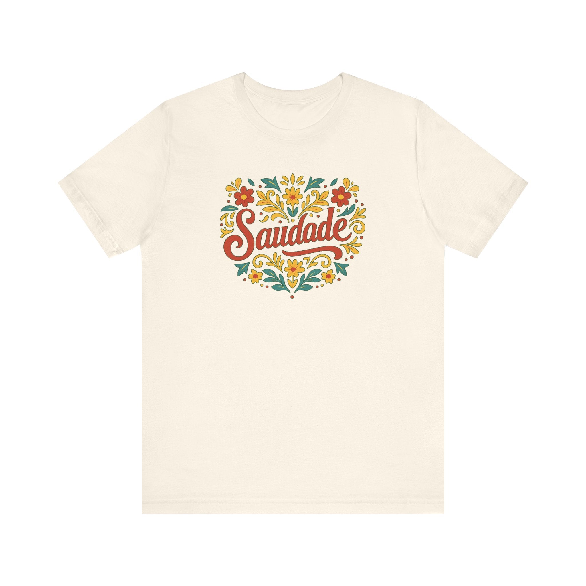 Saudade Floral Tee — Portuguese Nostalgia T-Shirt