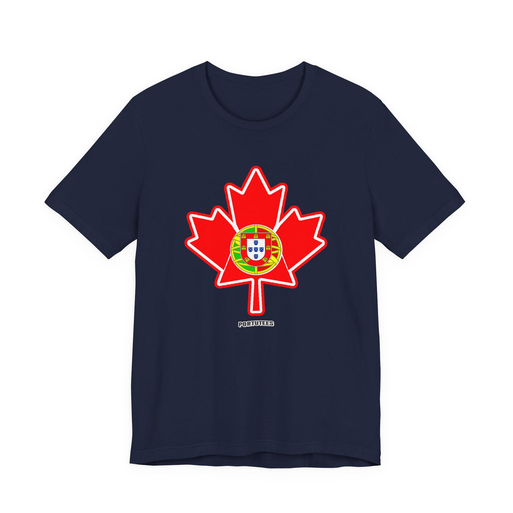 Portuguese Canadian Maple Leaf T-Shirt — Portuguese Canada Pride Tee