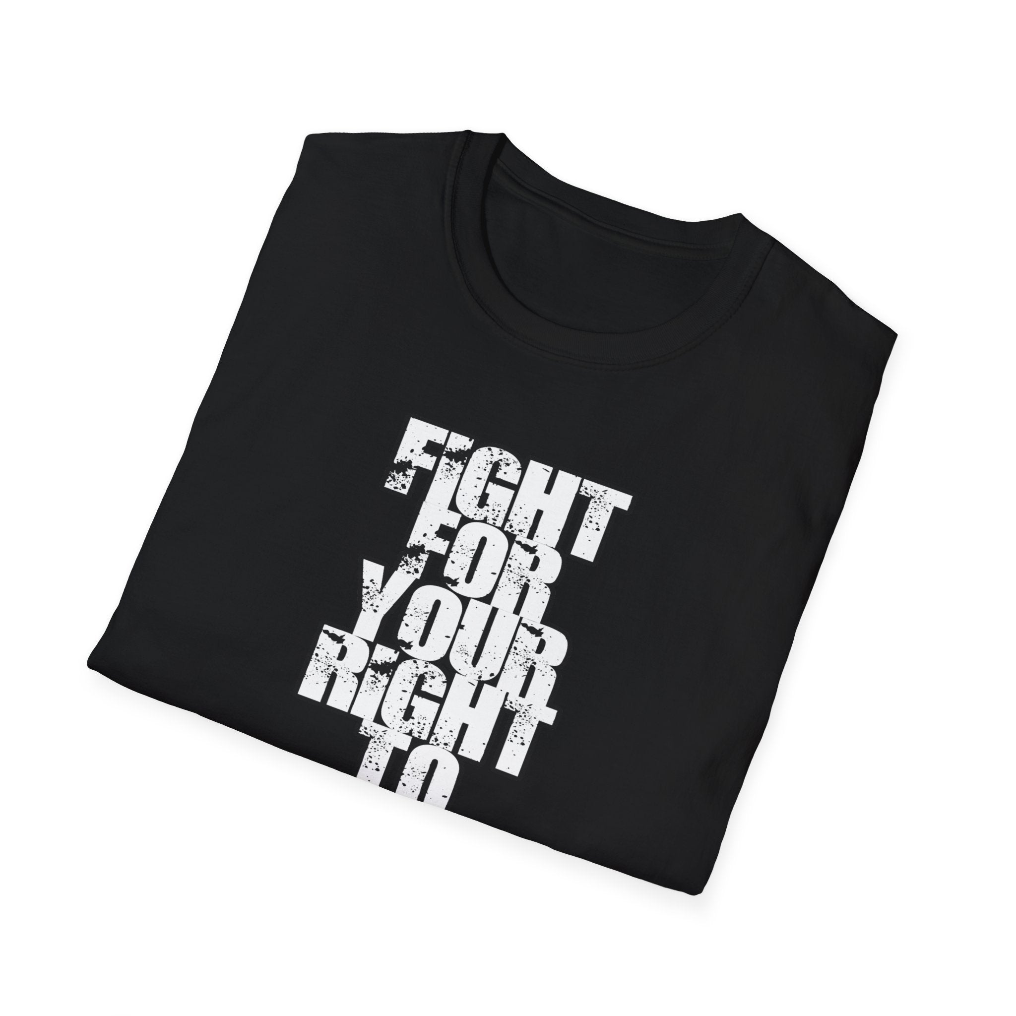 Fight for Your Right to Party T-Shirt, Unisex Graphic Tee, Casual Softstyle Shirt, Music Festival Wear, Gift for Party Lovers