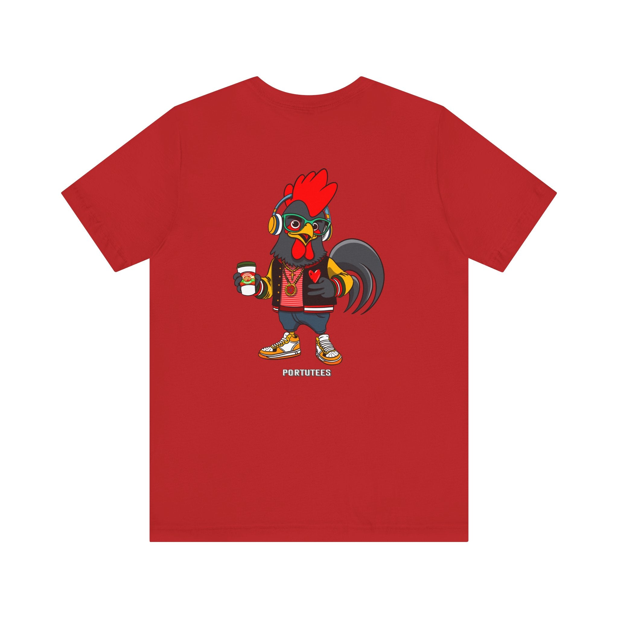 Hipster Rooster Graphic Tee, Fun Unisex Short Sleeve T-Shirt, Quirky Gift, Animal Lover Apparel, Casual Everyday Wear, Gift for Him/Her