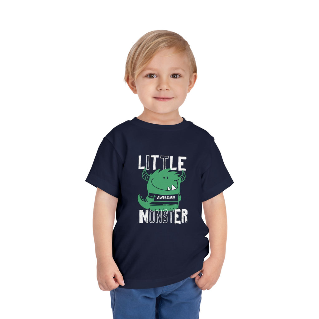 Little Monster Toddler Tee Fun & Playful T-Shirt for Kids, Birthday Gift, Halloween Costume, Everyday Wear, Unique Baby Shower Gift