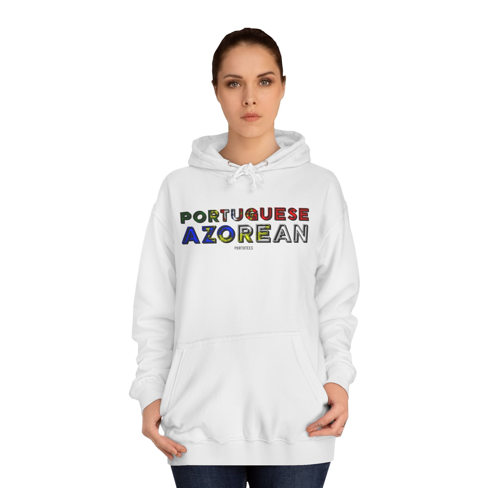 Azorean Portuguese Hoodie — Colorful Island Pride Pullover