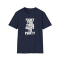 Fight for Your Right to Party T-Shirt, Unisex Graphic Tee, Casual Softstyle Shirt, Music Festival Wear, Gift for Party Lovers