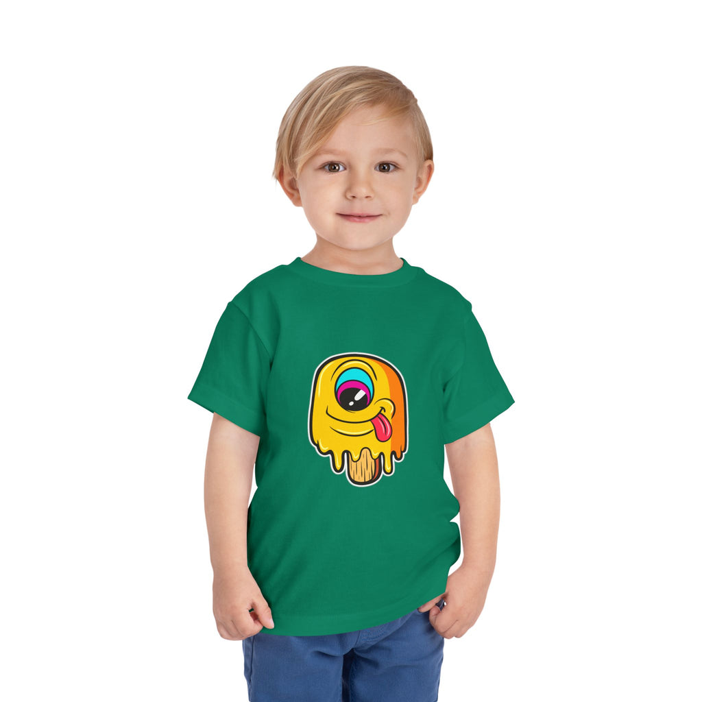 Colorful Monster Toddler Tee, Cute Kids Shirt, Birthday Gift for Boys and Girls, Fun Playtime Outfit, Summer Apparel