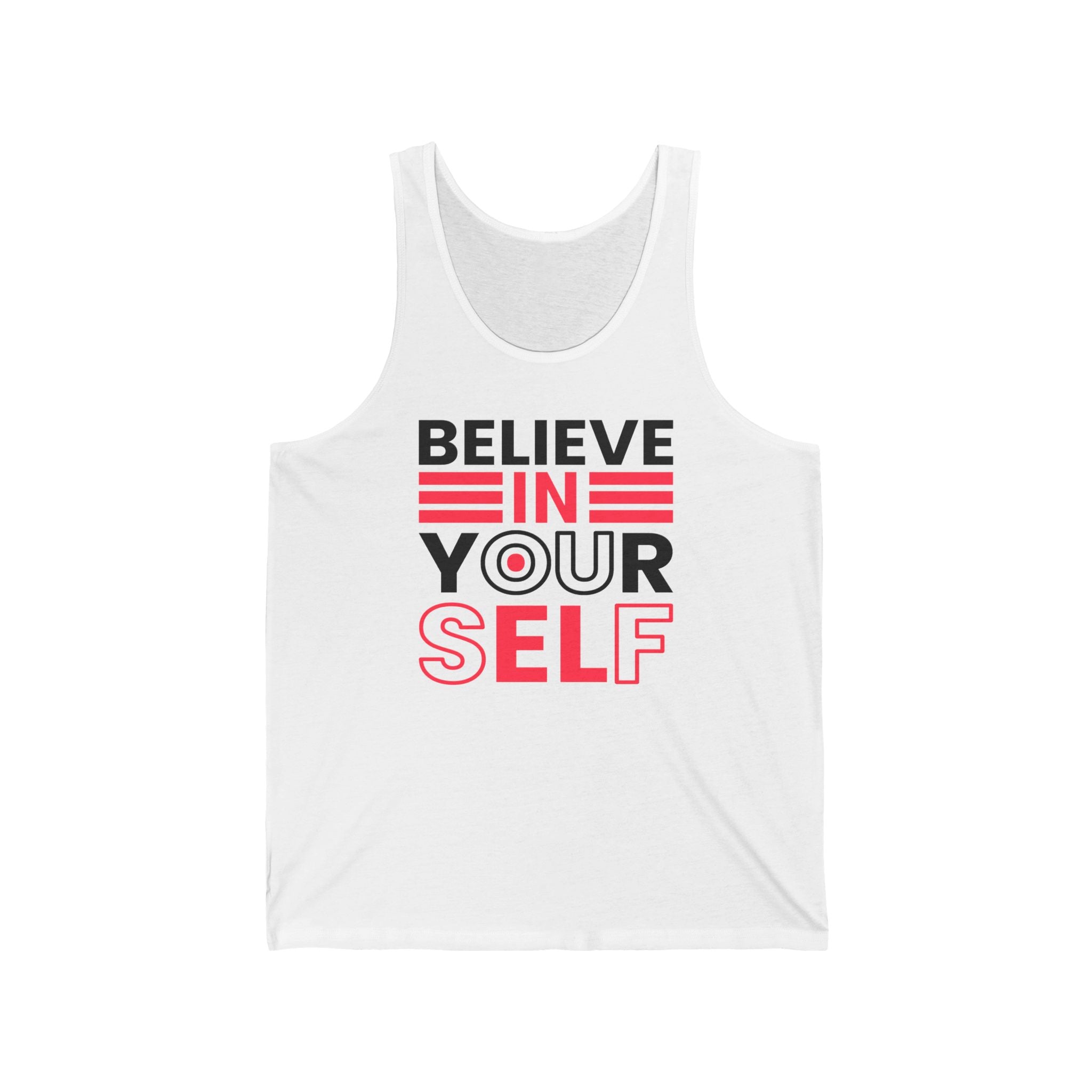 Inspirational Unisex Jersey Tank Top - Motivational Apparel, Workout Shirt, Gym Tank, Self-Love Gift, Fitness Clothing