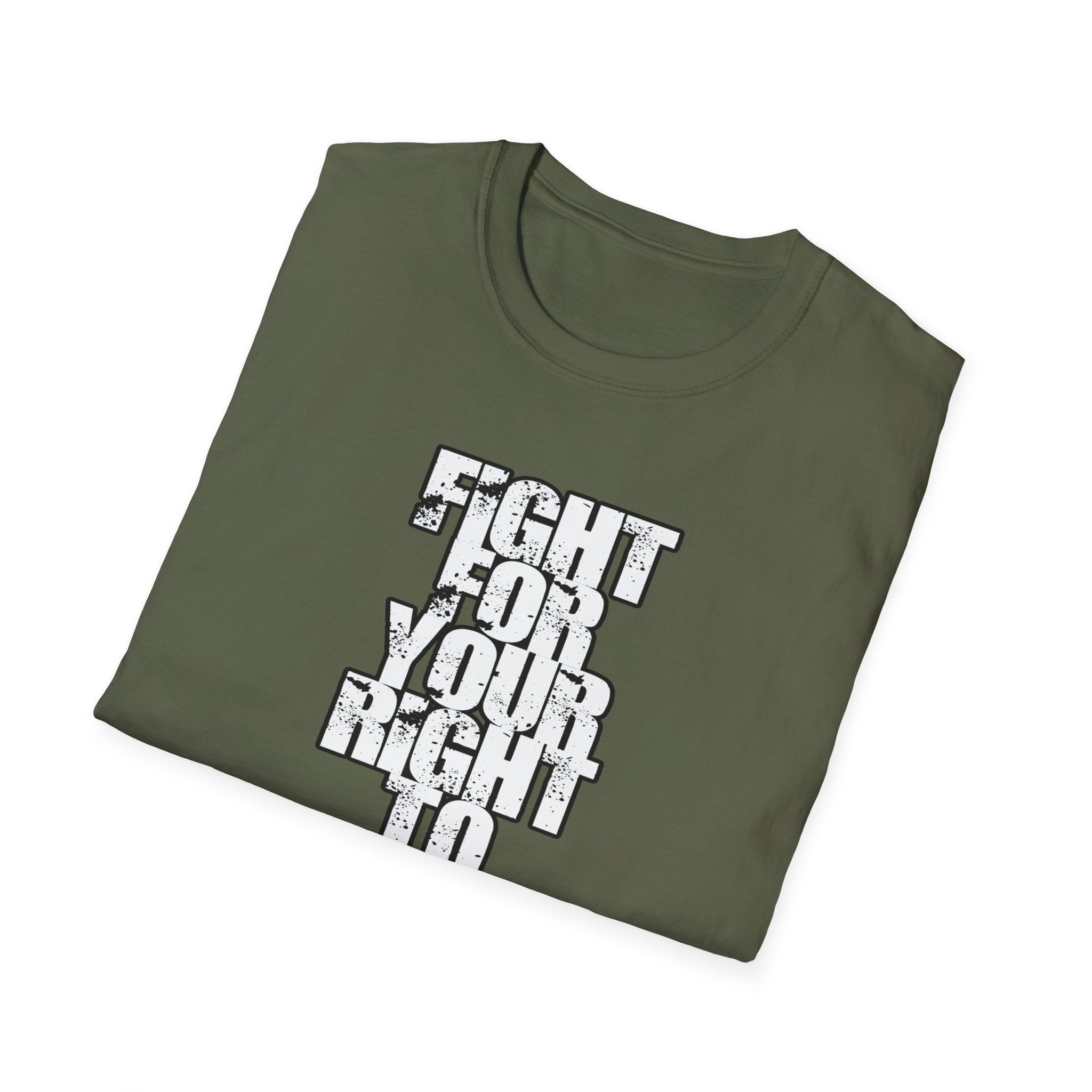 Fight for Your Right to Party T-Shirt, Unisex Graphic Tee, Casual Softstyle Shirt, Music Festival Wear, Gift for Party Lovers